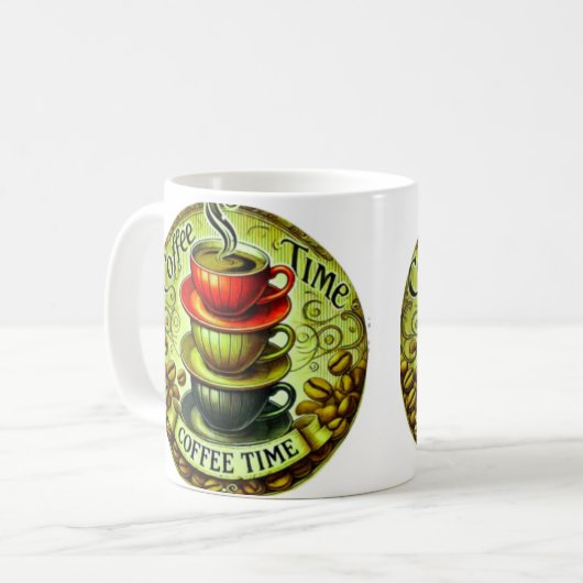 Two-Tone Mok Voeg een pop kleur toe aan uw ochtend (Voorkant links)