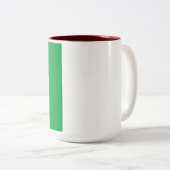 Two-Tone Mok - Voeg uw Afbeelding 15 oz White Maro (Voorkant rechts)