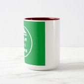 Two-Tone Mok - Voeg uw Afbeelding 15 oz White Maro (Center)