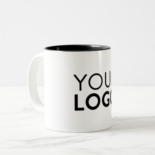 Two-Tone Mok - Zwart (Voorkant links)