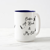 Two-tone Mug 15 oz (blue) Tweekleurige Koffiemok (Voorkant rechts)