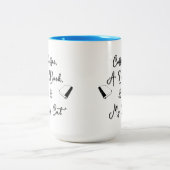 Two-tone Mug 15 oz (sky blue) Tweekleurige Koffiemok (Center)