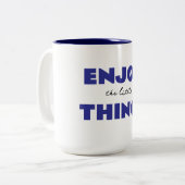 Two-Tone Mug, 15 oz Tweekleurige Koffiemok (Voorkant links)