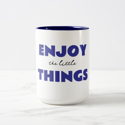 Two-Tone Mug, 15 oz Tweekleurige Koffiemok (Center)