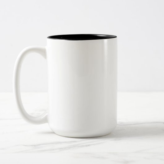Two-Tone Mug, 15 oz Tweekleurige Koffiemok (Links)