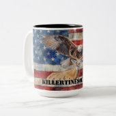 Two-Tone Mug, 15 oz Tweekleurige Koffiemok (Voorkant links)