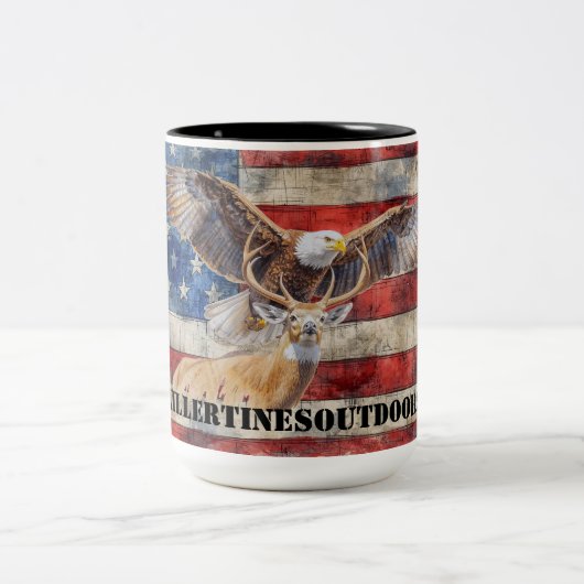 Two-Tone Mug, 15 oz Tweekleurige Koffiemok (Center)