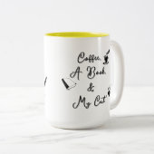 Two-tone Mug 15 oz (yellow) Tweekleurige Koffiemok (Voorkant rechts)