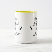 Two-tone Mug 15 oz (yellow) Tweekleurige Koffiemok (Center)