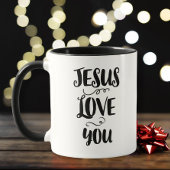 Two-Tone Mug - Jesus Love You Mok