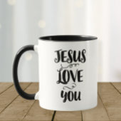 Two-Tone Mug - Jesus Love You Mok