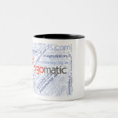 Two-tone mug (landscape) tweekleurige koffiemok (Voorkant rechts)