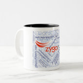 Two-tone mug (landscape) tweekleurige koffiemok (Voorkant links)