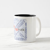 Two-tone mug (square) tweekleurige koffiemok (Voorkant rechts)