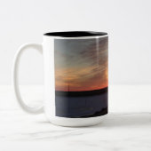 Two tone mug with stunning beautiful sunset photo tweekleurige koffiemok (Links)