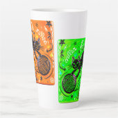 Two-Tone Neon Cat Latte Mok (Voorkant)