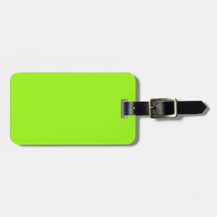 Two-Tone Neon Green & Paars Bagagelabel