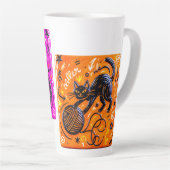 Two-Tone Neon Kitty Latte Mok (Rechterhoek)