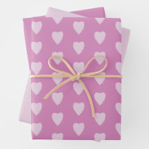 Two Tone Pink Hearts