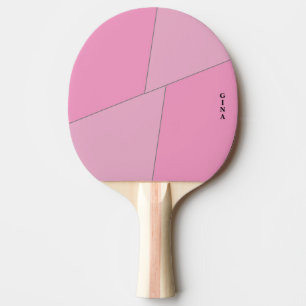 Two Tone Pink Ping Pong Paddle gepersonaliseerd Tafeltennisbatje