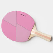 Two Tone Pink Ping Pong Paddle gepersonaliseerd Tafeltennisbatje (Zijkant)
