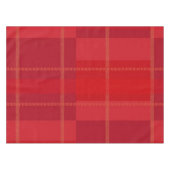 Two-Tone Plaid Christmas Tablecloth Tafelkleed (Voorkant (Horizontaal))