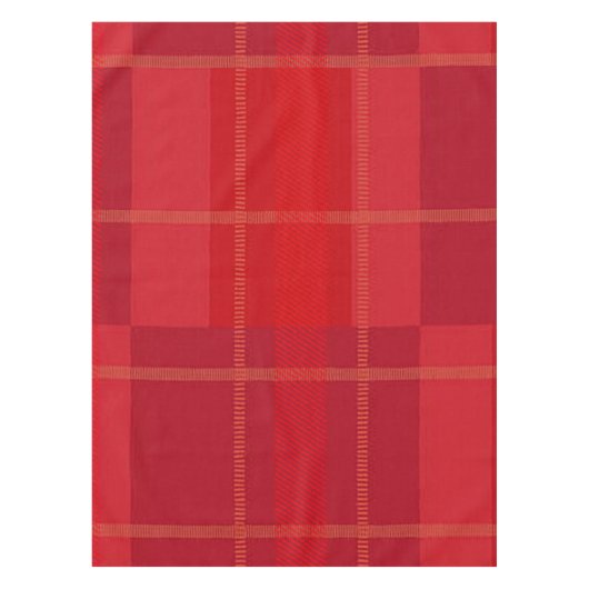 Two-Tone Plaid Christmas Tablecloth Tafelkleed (Voorkant)