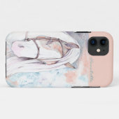Two Tone (roze) Case-Mate iPhone Case (Achterkant (horizontaal))