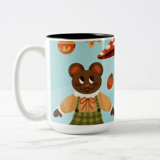 Two-Tone Smooth Finish Coffee Mug Tweekleurige Koffiemok (Links)