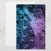 Two Tone Snakeskin Briefpapier (Voorkant / Achterkant)