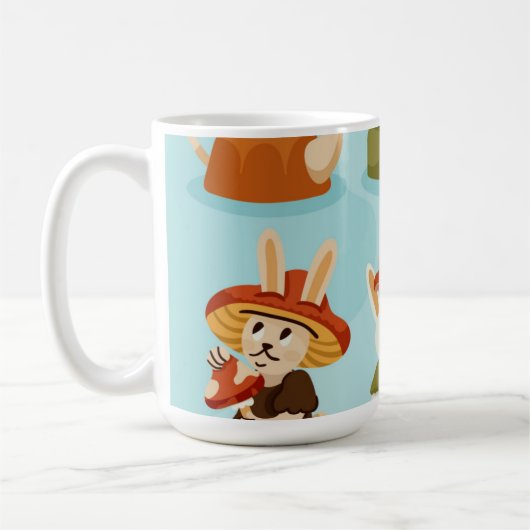 Two-Tone Sticker design coffee mug  Koffiemok (Links)