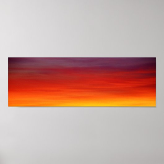 Two Tone Sunset Poster (Voorkant)