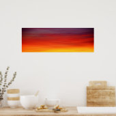Two Tone Sunset Poster (Keuken)