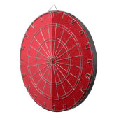 Two-Tone Tomato Red Dartboard – Customizable Dartbord (Voorkant Rechts)