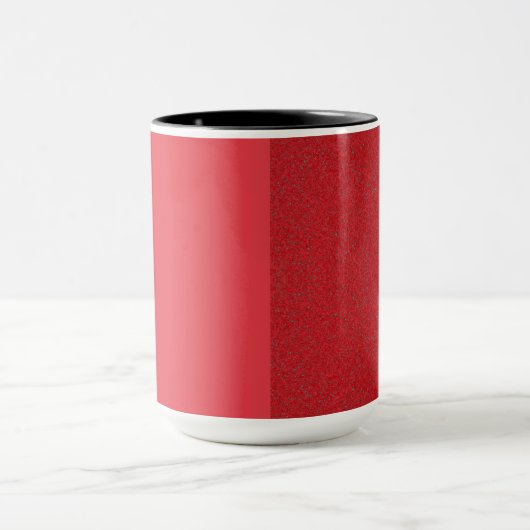 Two-Tone Tomato Red Noise License Lijst (Aangepast Mok (Midden)