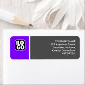 Two Tone - Violet en Grijs Etiket (Insitu)