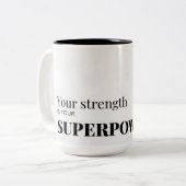 two toned Mug Tweekleurige Koffiemok (Voorkant links)