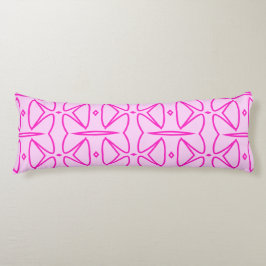 Two Toned Pink Pattern Body Pillow Lichaamskussen