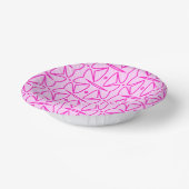 Two Toned Pink Pattern Papieren Kommen (Gebogen)