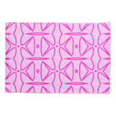 Two Toned Pink Pattern Pillowcase Kussensloop (Achterkant)