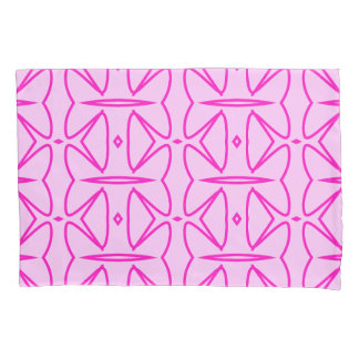 Two Toned Pink Pattern Pillowcase Kussensloop
