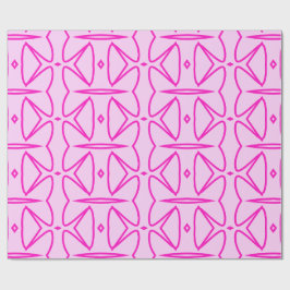 Two Toned Pink Pattern Wrapping Paper Cadeaupapier