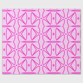 Two Toned Pink Pattern Wrapping Paper Cadeaupapier