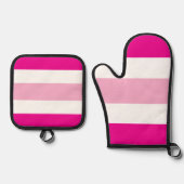 Two Tones Stripes Ovenwant & Pannenlap Set (Voorkant)