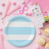 Two Tones Stripes Papieren Bordje (Feest)