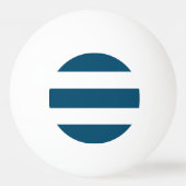 Two Tones Stripes Pingpongbal (Achterkant)