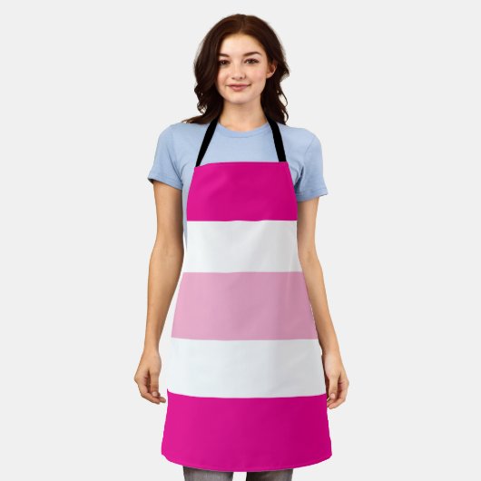 Two Tones Stripes Schort (Gedragen)