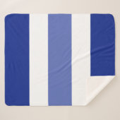 Two Tones Stripes Sherpa Deken (Voorkant (horizontaal))