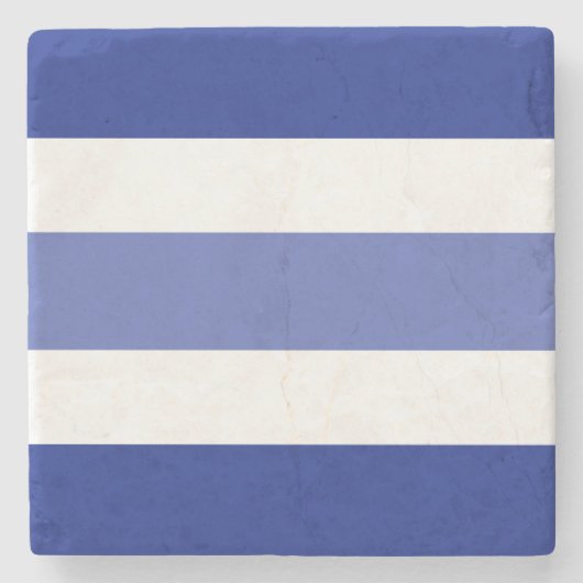 Two Tones Stripes Stenen Onderzetter (Voorkant)