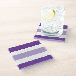 Two Tones Stripes Trivet Glazen Onderzetter